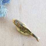 Small earthenware fish figurine
