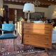Commode vintage pieds compas 