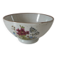 Large light grey speckled earthenware bowl with floral decoration – 1960s–1970s