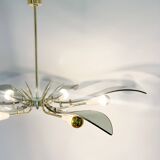Large Dahlia-style chandelier