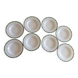 Assiettes creuses pierre