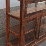 Antique wooden jeweller's display case