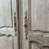 Oak wardrobe in Louis XV style