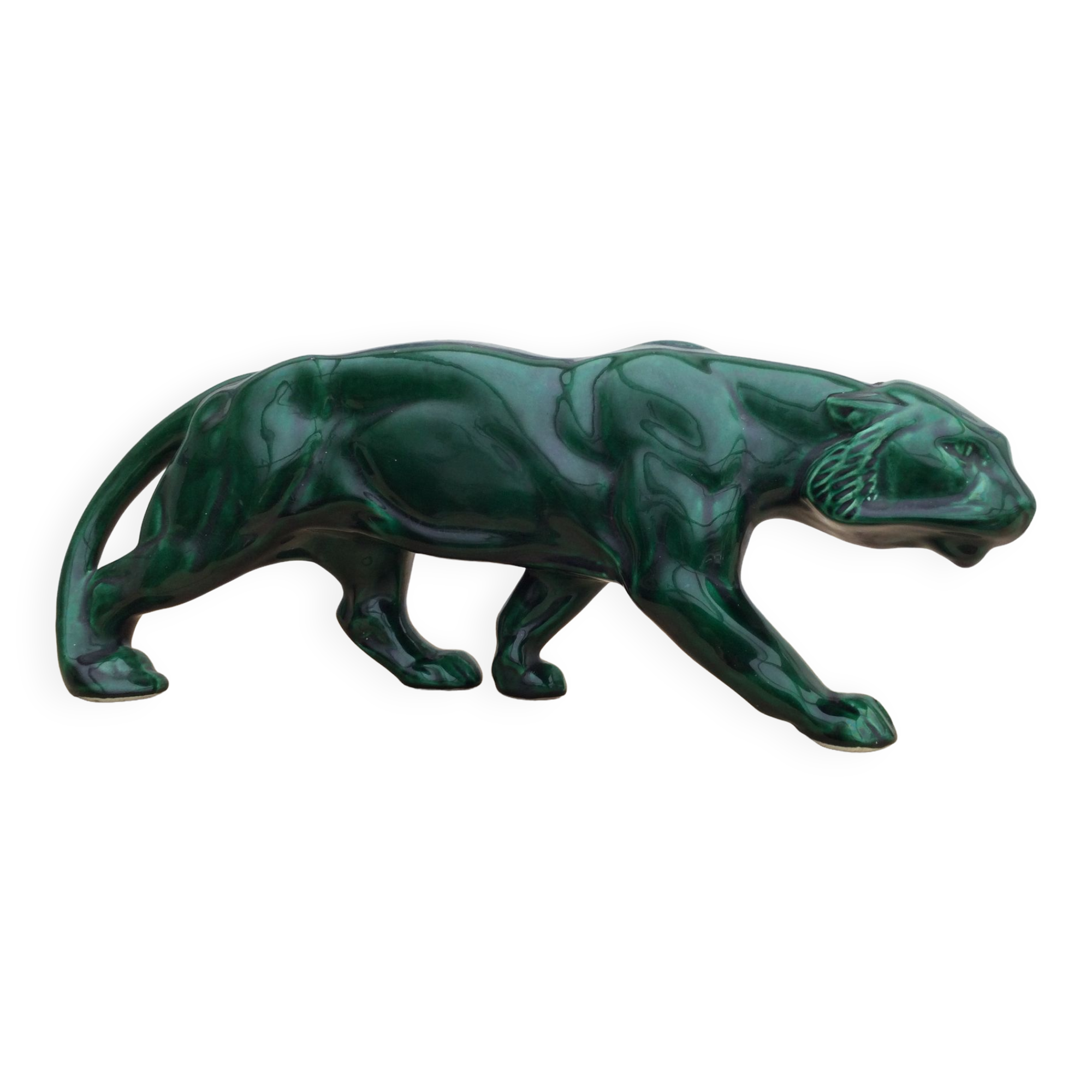 Art deco ceramic panther