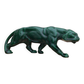 Art deco ceramic panther