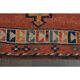 1970s Vintage Turkish Handmade Wool & Cotton Orange Runner Rug 80x356