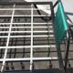 Metal bed  scoubidous green metal