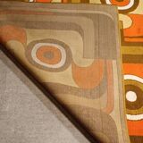 Tapis vintage de l'ère spatiale fabriqué par Latex Studio