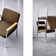 Vintage Mid-Century Modern German Brown Conference Chair from Drabert, 1970
