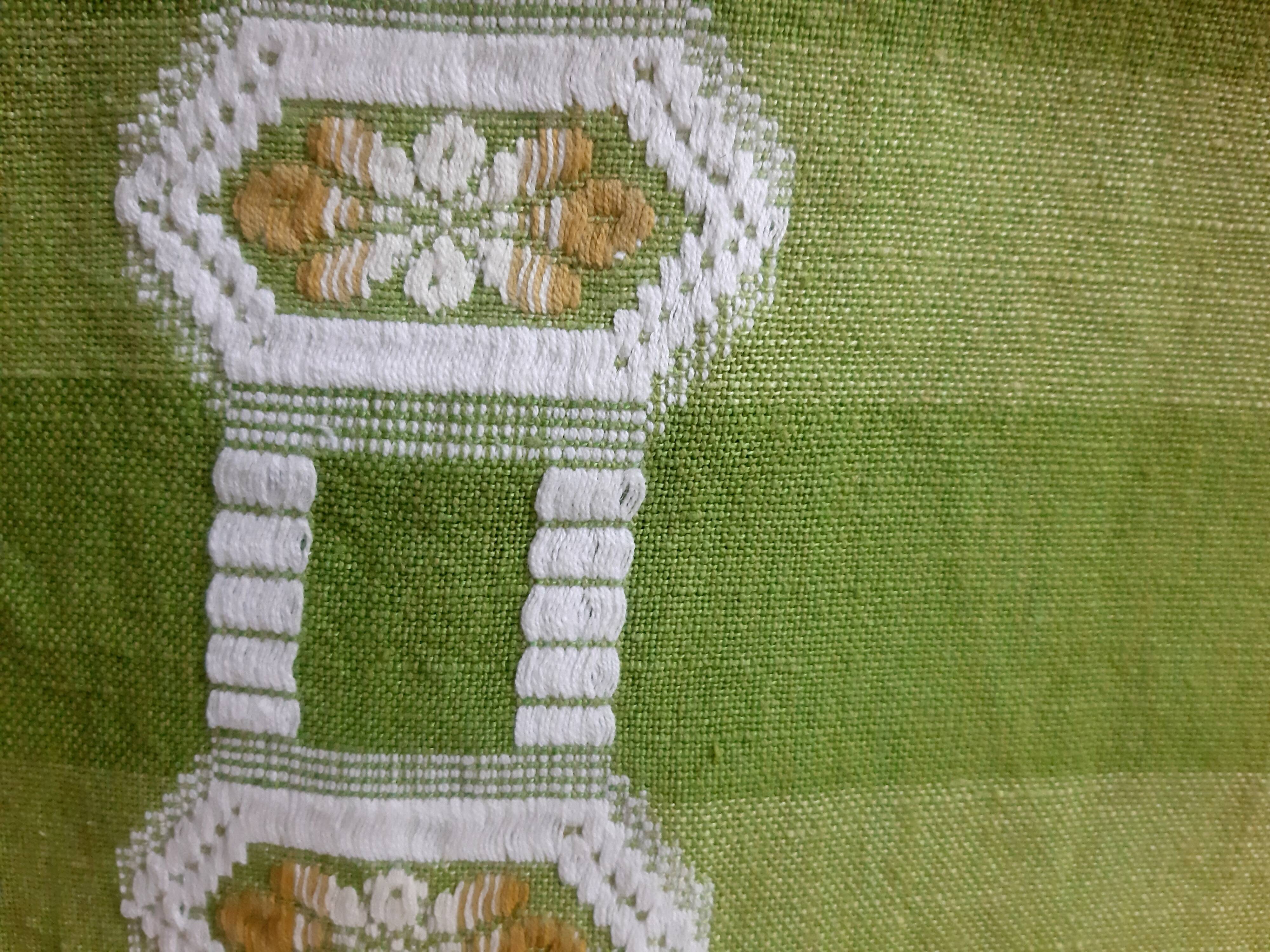 Cotton linen tablecloth 190 x 150