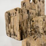 Vase en céramique brutaliste, années 1960