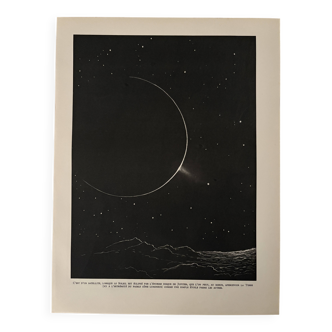 An old illustration of Jupiter and the sun – 1930