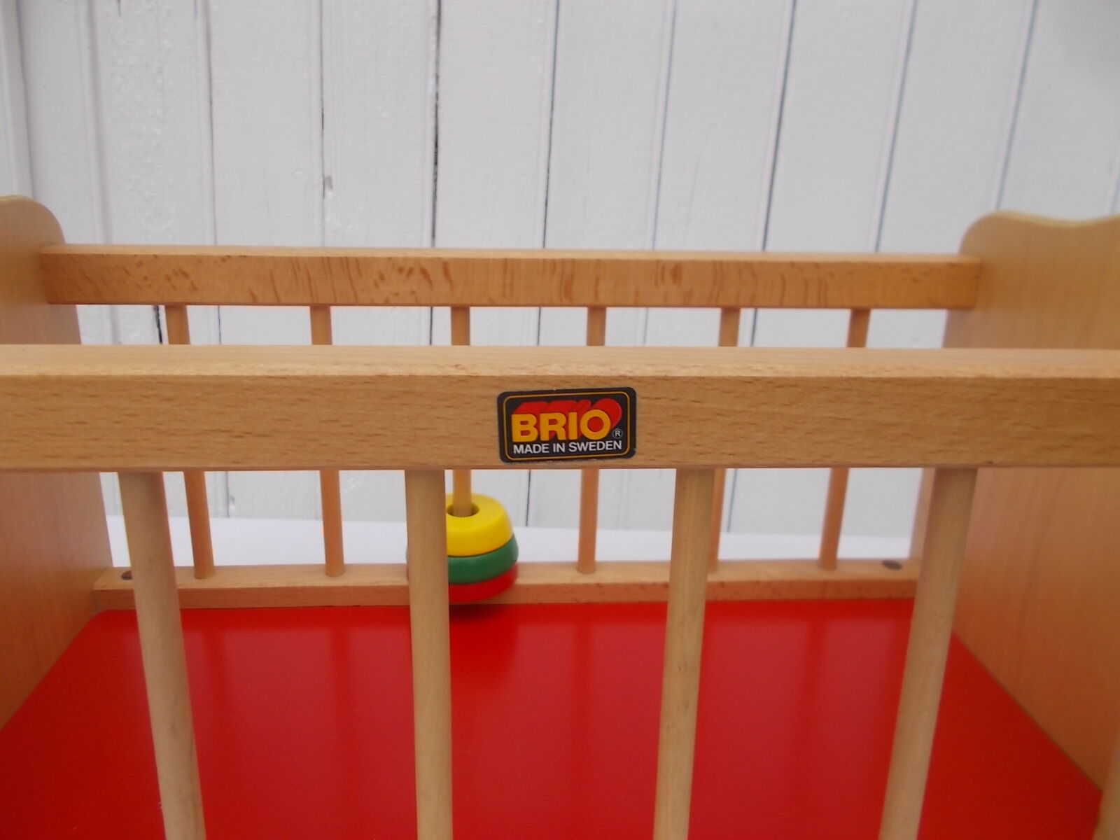 Baby bed wood made in sweden
