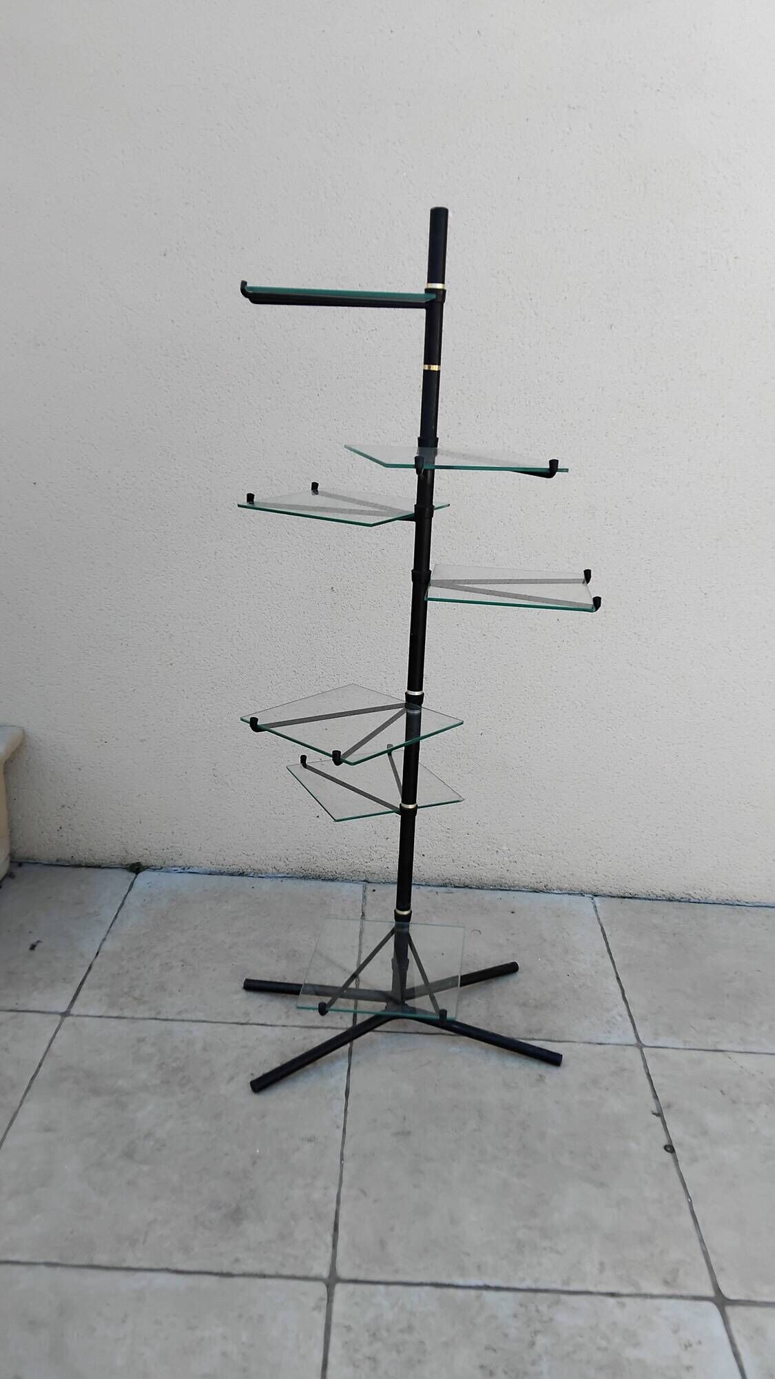 Etagère présentoir 132 cm vintage année 60 magasin