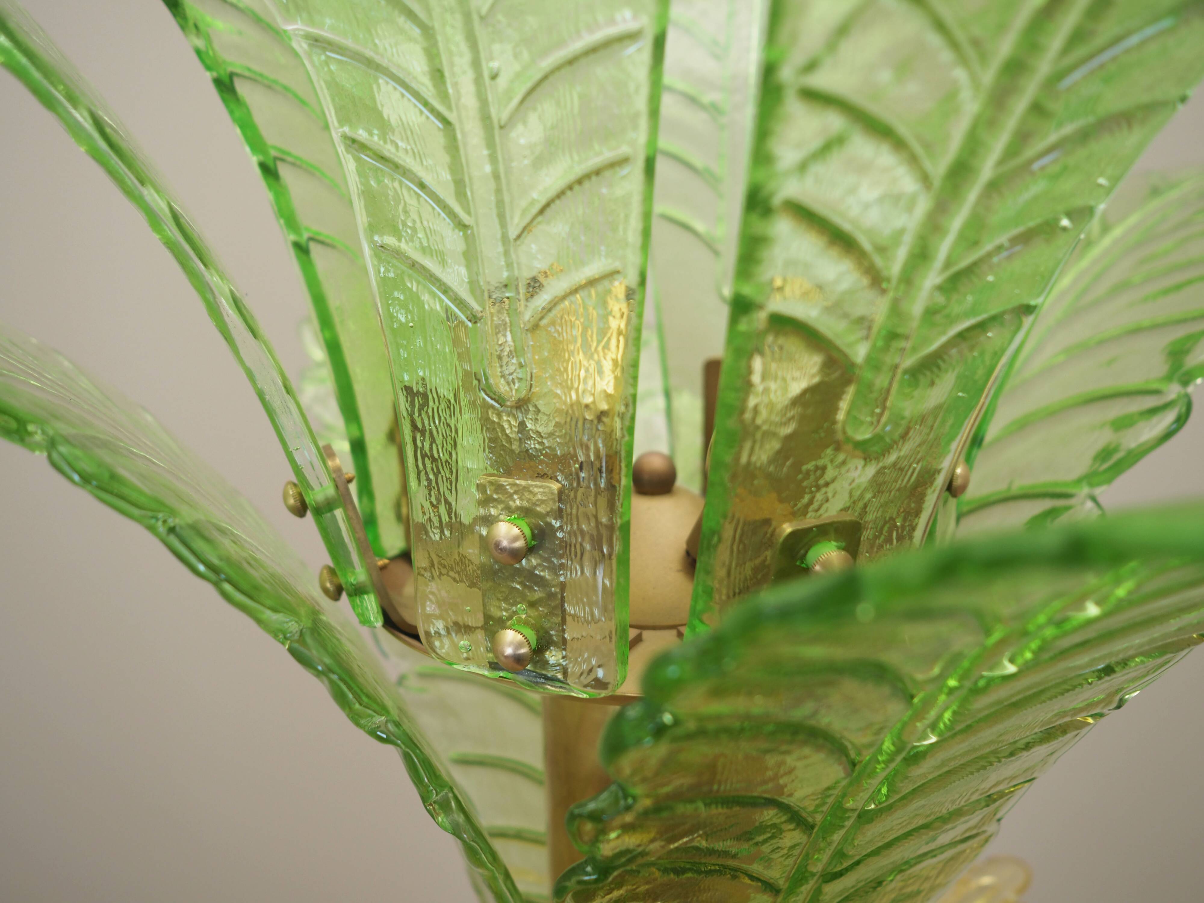 Palma lamp, Murano glass, Italian design, 1970s, manufacture: Italy