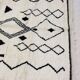 Tapis marocain en laine berbère 237 x 140cm