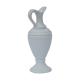 Pitcher vintage glass white opalin way porcelain