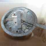 Ceiling lamp "half sphere" in white opaline 60s 70s
