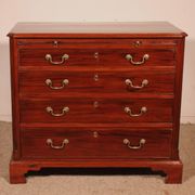 Commode d'époque George III En Acajou avec tirette - 18° Siècle