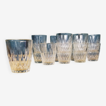 Set of 12 Duralex glasses Chambord model