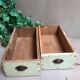 Lot of 2 trendy Wabi Sabi workshop drawers