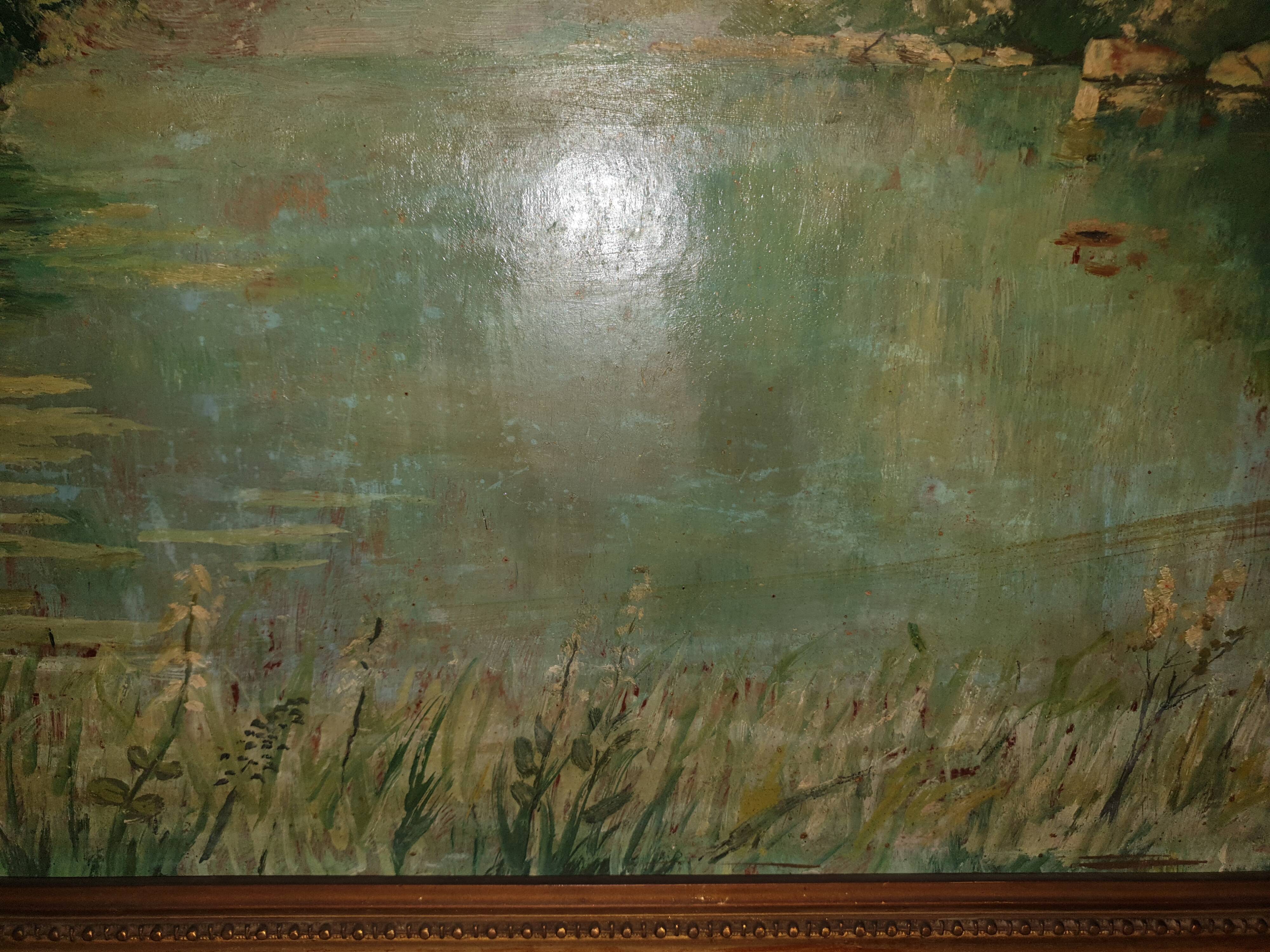 Oil on panel