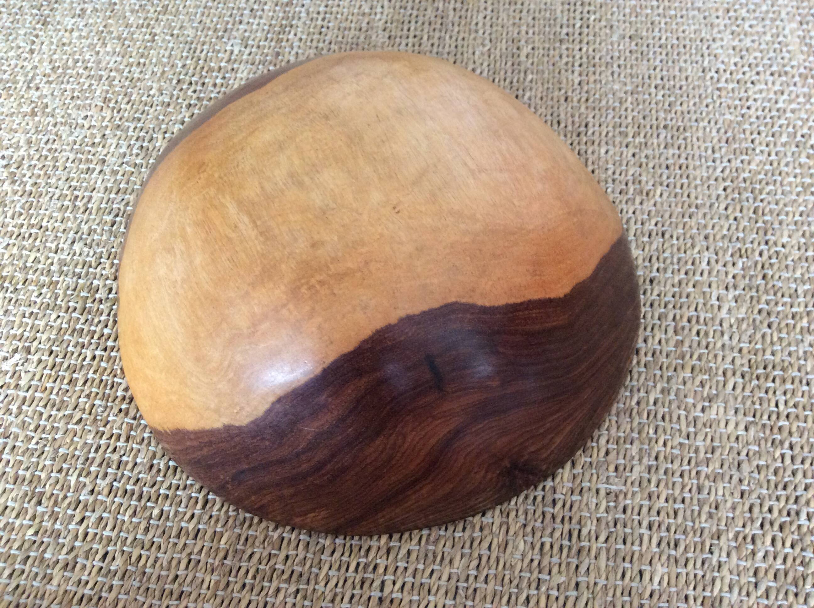 Wooden salad bowl