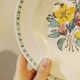 8 Digoin Sarreguemines plates