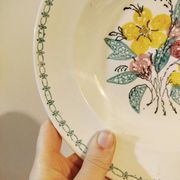 8 Digoin Sarreguemines plates