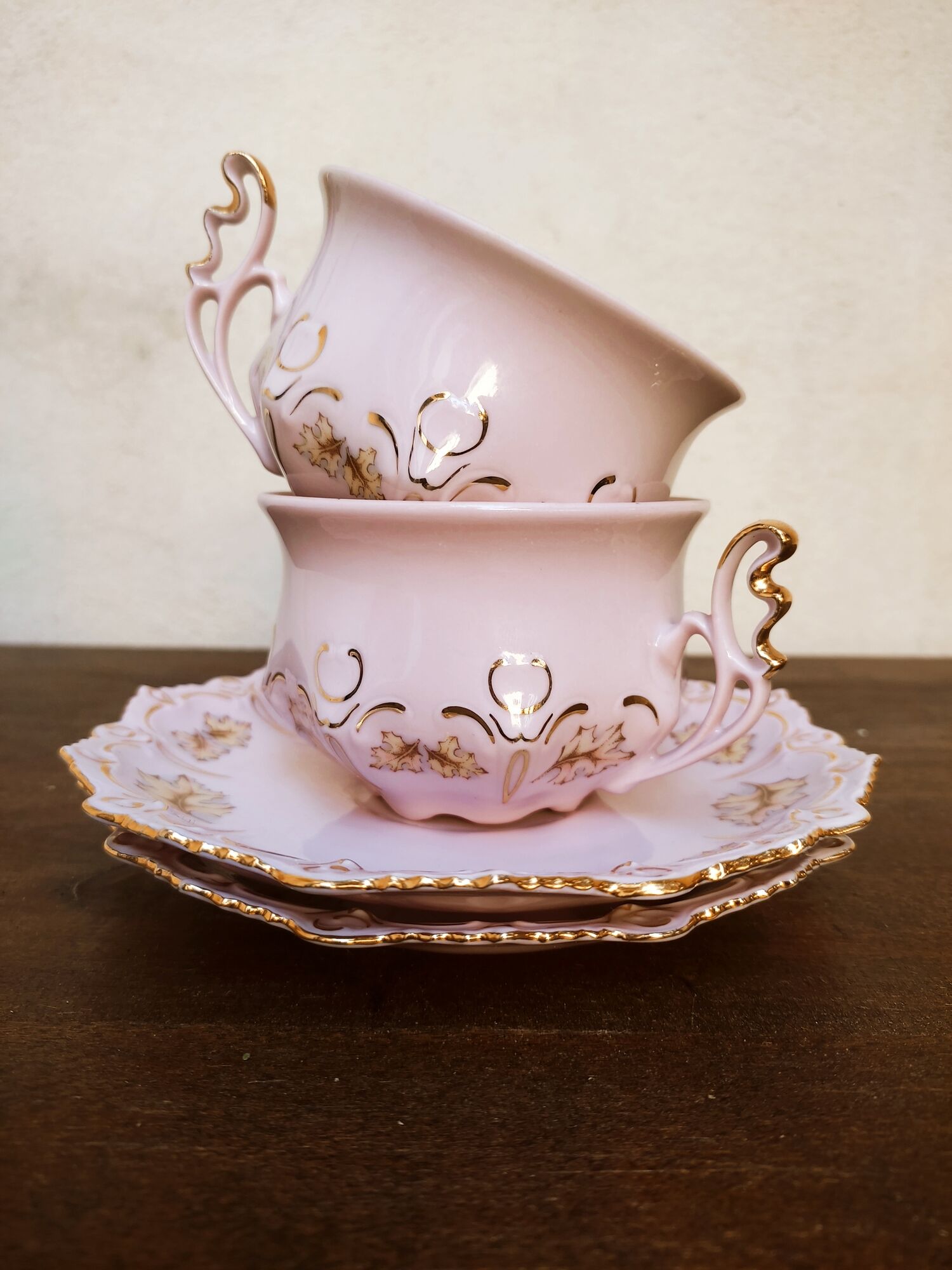 Duo de tasses H & C en porcelaine tchèque