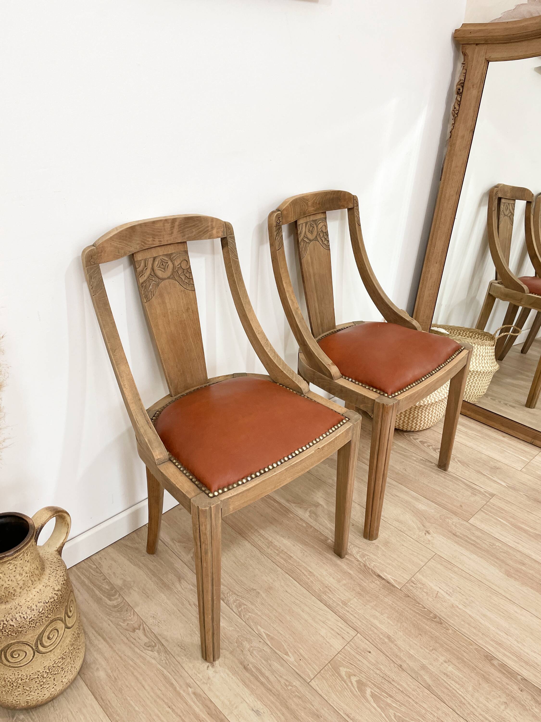 Set of 2 Art Deco Chairs