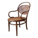 Thonet armchair n 15 curved wood and canework