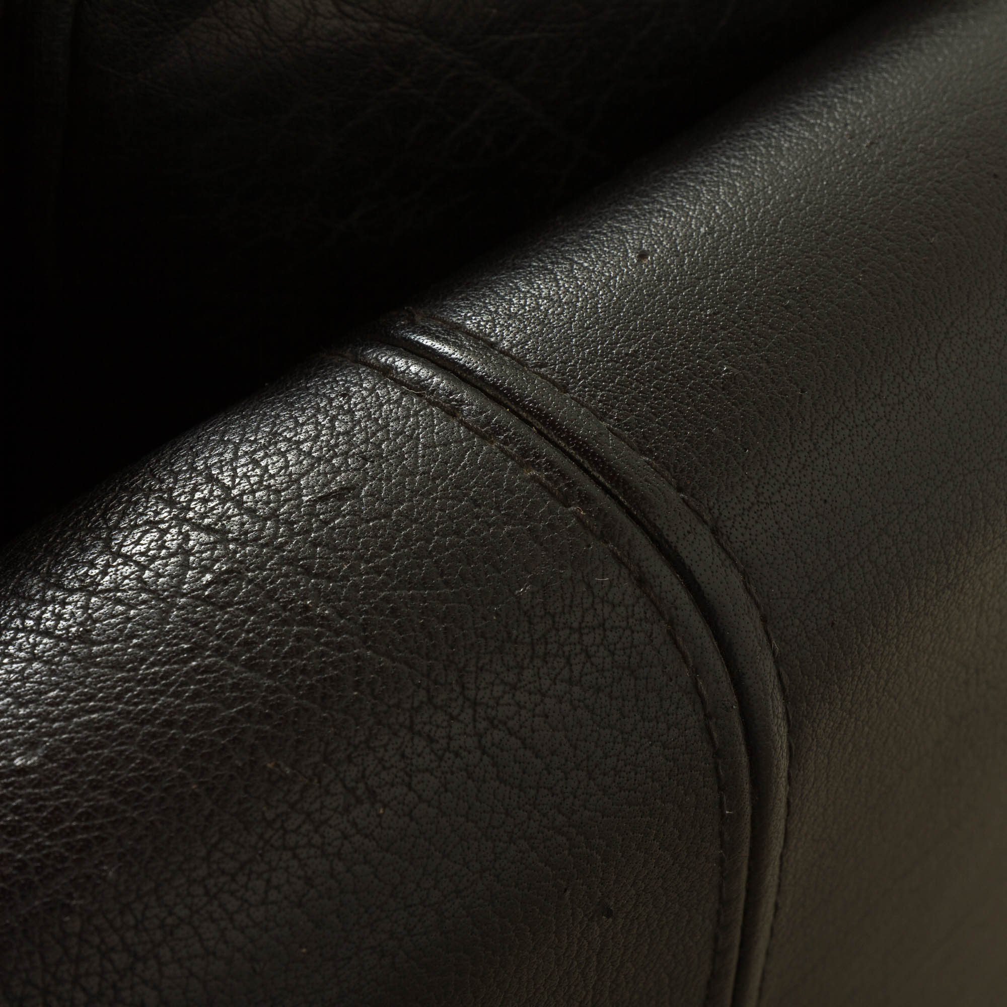 Stouby leather sofa, Denmark 1970s