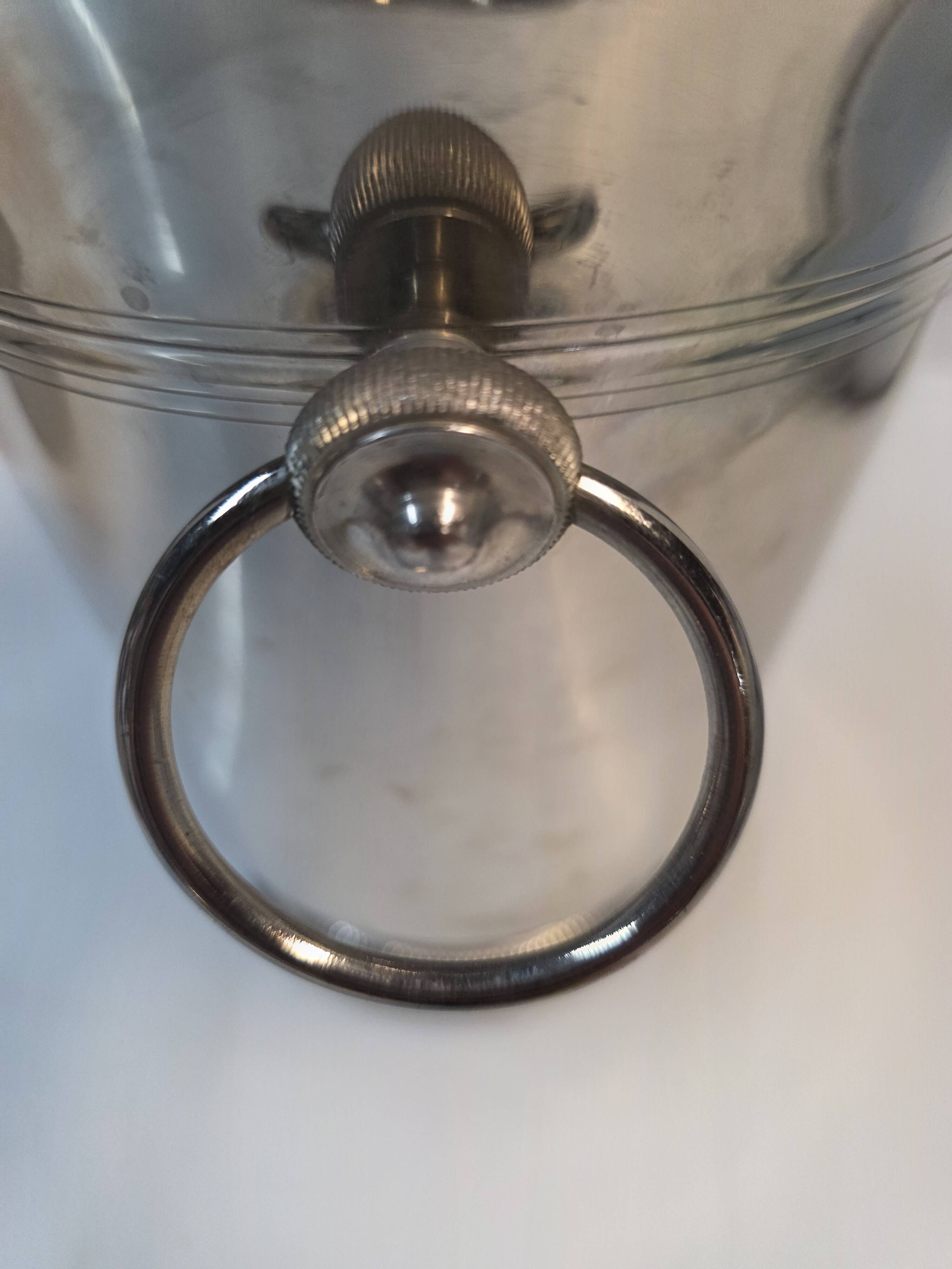 Silver-plated champagne bucket mid-20th century