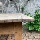 Old farmhouse table made of solid wood