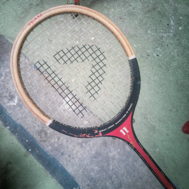 Former racket of Squash Donnay