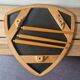 Wood and glass triangle shaped coffee table for Opal Kleinmöbel, Germany 1950's/1960's