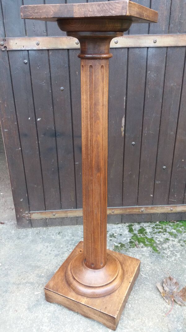 Colonne en bois style Louis XVI