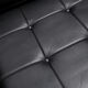 Fauteuil en cuir des années 1970 avec pieds chromés