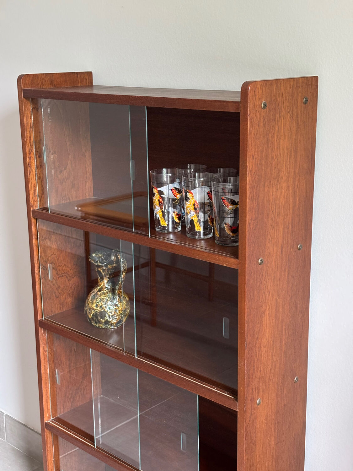Showcase library from the 1970s.