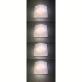 Set of 4 midcentury space age wavy wall lamp by Guzzini,model 5359