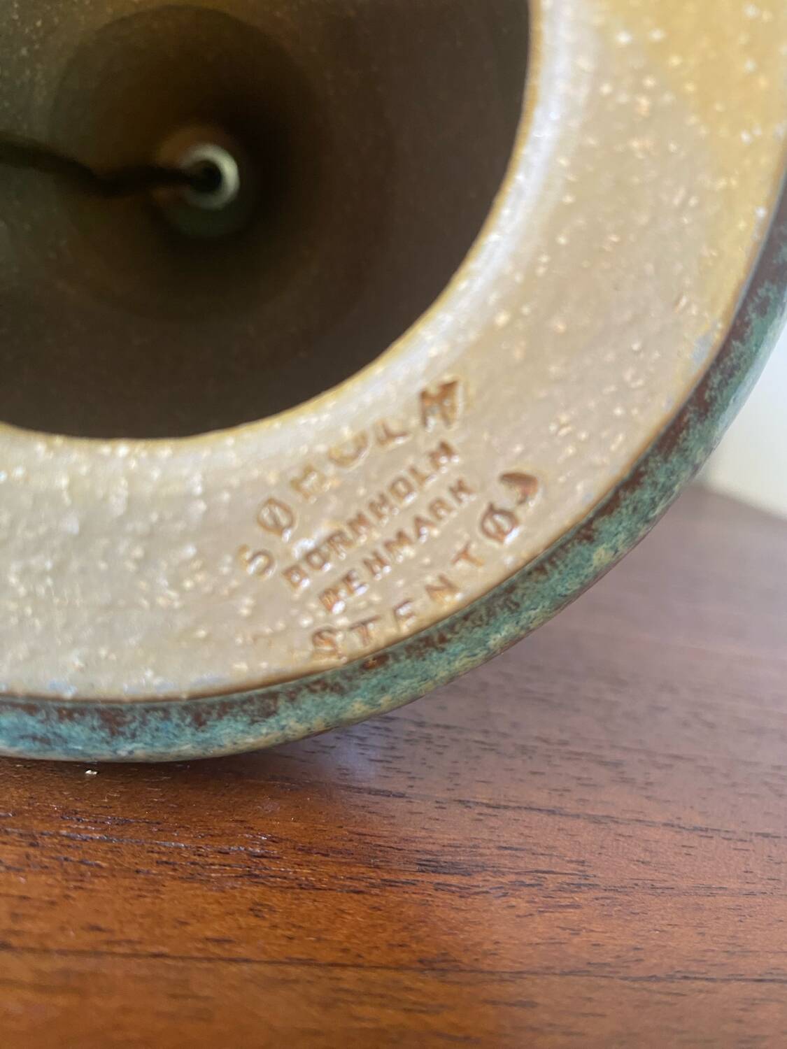 Set of 2 Danish ceramic bedside tables