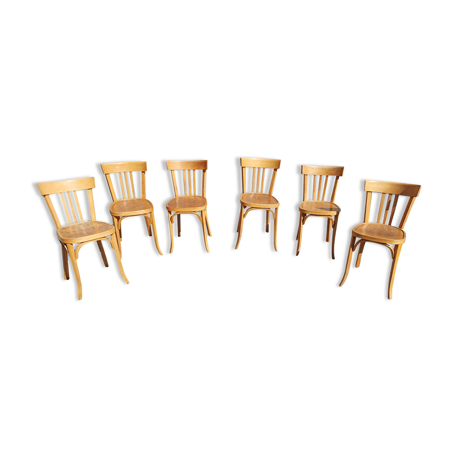 6 Vintage Baumann chairs