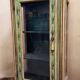 Venetian showcase in painted wood