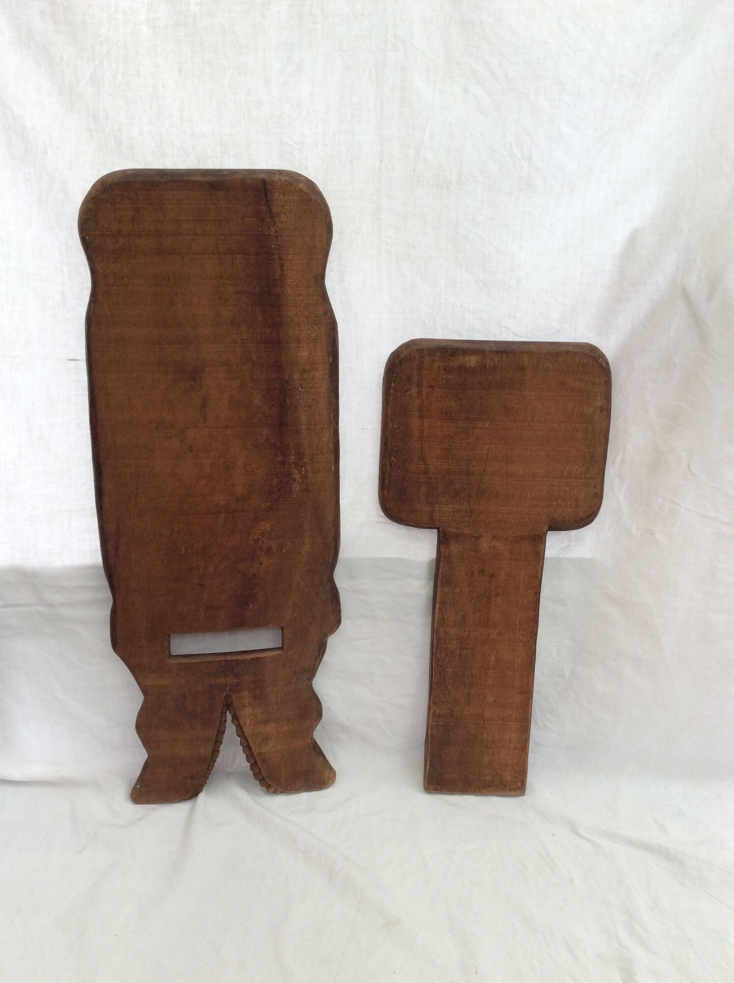 African carved wooden stool works around the 1940s