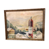 Old advertising painting Suze