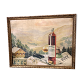 Old advertising painting Suze