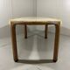 Vivai del Sud rattan & travertine dining table Italy 1960’s