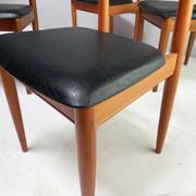 Set Of 4 1970’s Mid Century Dining Chairs By Schreiber