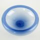 Blue glass bowl, Danish design, 1970s, manufactured by Holmegaard